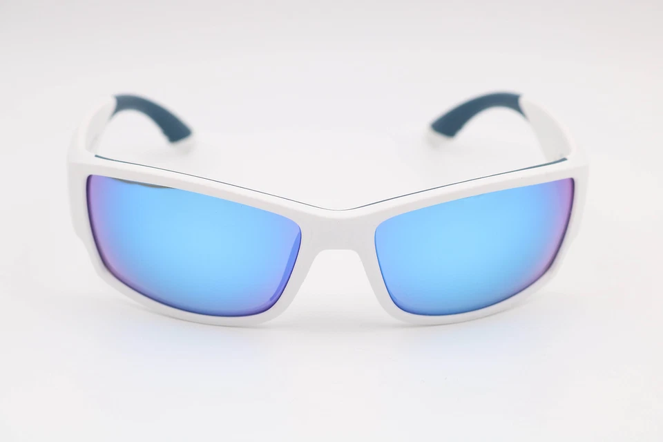 Gafas de sol polarizadas Flying Fisherman Razor blanco/azul espejo 7717Wsb 60-18-132 Foto 1 de 4