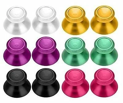 Aluminium Alloy Metal Thumbsticks Analog Sticks Button Grip for Xbox One
