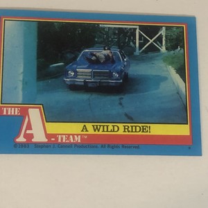 The A-Team Trading Card 1983 #3 A Wild Ride