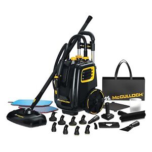 McCulloch 1500W Multipurpose Deluxe Canister Steam Cleaner w/ 23 Accessories