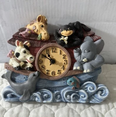 FIGI Graphic Noah's Ark  Clock Model CK-BS-201  Vintage 1995 Collection - Image 1 of 4