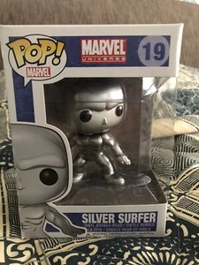 Funko POP Silver Surfer #19 Marvel Universe Vinyl Figure Like New - Bild 1 von 2