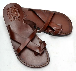 Holy Land Market Men/Women Biblical Leather Sandals Style: Paul I SIZE EU 40 NEW - Picture 1 of 7