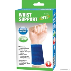 SET OF 2 ELASTIC WRIST SUPPORT MUSCLES BANDAGE ARTHRITIS PAIN RELIEF DURABLE - Picture 1 of 1