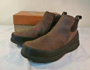✅ Nuovi Stivaletti BOGS Freedom Donna Pelle Marrone Impermeabili Zip Laterale - US 7 - Foto 1 di 3