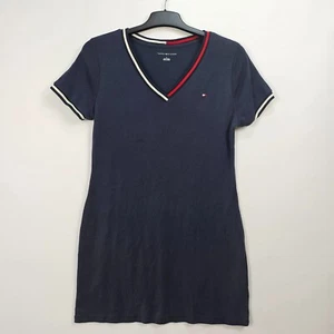 Tommy Hilfiger - V-Neck T-Shirt Dress - Navy - Medium - Picture 1 of 5