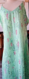 Conjunto de maxi vestido y cárdigan de gasa de 2 piezas para mujer estampado floral boho NUEVO - Imagen 1 de 10