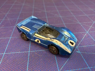 1968 Mattel Hot Wheels Redline McLaren M6A Aqua Car Black Interior - Image 1 of 4