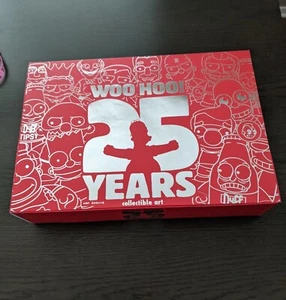 KIDROBOT Simpsons 25th Anniversary Empty Display Box Rare! - Picture 1 of 12