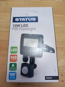 STATUS Flagrante LED Slim Line con PIR - Grigio - 10W - S10WSFLGPIR1PKB6. - Foto 1 di 2