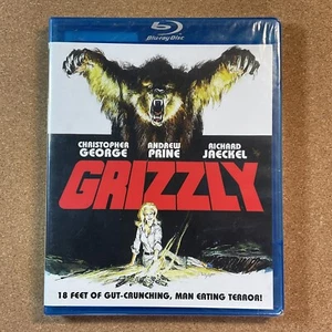 Grizzly (Blu-ray, 1976, Scorpion Releasing) Bear Thriller Movie - Picture 1 of 3