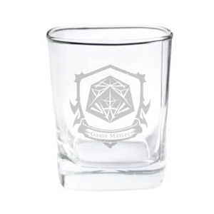 Laser Engraved Game Master Role Playing Gamer's Mixer Glass - Picture 1 of 1