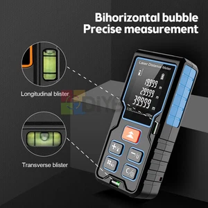 Rangefinder Laser Distance Meter High Accuracy Infrared Measuring M/ft/in m²/ft² - Picture 1 of 22