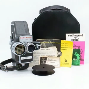 Bell & Howell 240EE Electric Eye 16mm Filmkamera Handschlaufe, Tasche & Handbuch - Bild 1 von 21