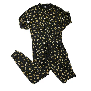 SAXX Banana Neuheit Druck einzigartig absurd Pyjama Overall Einteiler Herren Medium - Bild 1 von 7