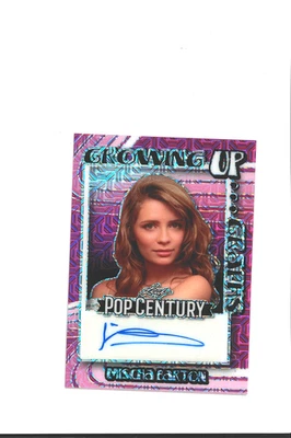 Mischa Barton Auto #1/4 Neighbors DRAGON MAN O.C. Leaf 1ST Pop Century Autograph - Image 1 of 4