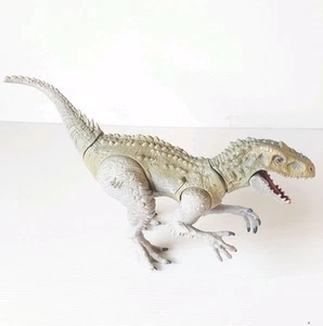 2015 Jurassic World 12" INDOMINUS REX Dinosaur Figure w' Battle Damage Wound - Picture 1 of 13