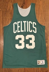 ☘️Boston Celtics LARRY BIRD Mitchell Ness REVERSIBLE Jersey Small Shirt RARE☘️ - Picture 1 of 9