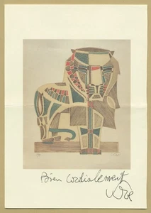 Abram Krol (1919-2001) - Peintre & graveur polonais - Reproduction signée - 2000 - Picture 1 of 2