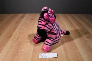 Aurora Girlz Nation rosa und schwarz Zebra Sitzsack Plüsch mit rosa Schleife (310-3462-1) - Bild 1 von 6