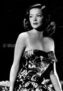 FOTO PUBLICITARIA 8x10 de colección de la actriz de Broadway Gene Tierney - Años 1930-1940 - Imagen 1 de 1