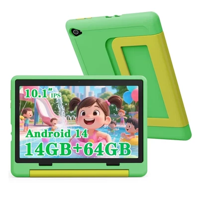 10" Kinder Tablet Android 15 Octa-Core14GB RAM 64GB ROM 128GB erweiterbar - Bild 1 von 4