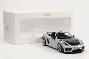 1:18 Norev Porsche 718 RS Spyder 2023 Weissach GT-silbermetallic 187270 - Picture 1 of 8