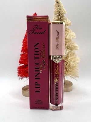 Brilho labial Too Faced Lip Injection pago 6,5 ml novo na caixa plumping ouro rosa - Imagem 1 de 4