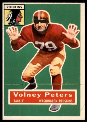 1956 Topps Volney Peters SP VG Redskins #73 *Noles2148* - Image 1 of 2