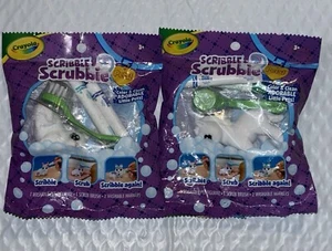 2x Crayola Scribble Scrubbie Mascotas Garabateo Exfoliante y Garabato Nueva Sellada - Imagen 1 de 4