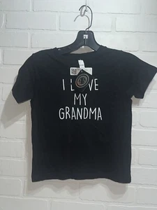 NWT! I love my Grandma Black Shirt Sleeve T-Shirt Size 4T - Picture 1 of 6