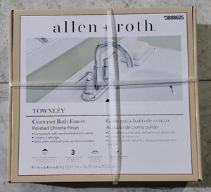 ALLEN+ROTH CENTROSET GRIFO BAÑO ACABADO CROMO PULIDO #3808625 - Imagen 1 de 2