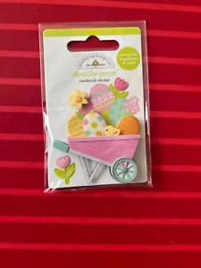 NEW & ONLY 1 - EASTER CART FULL OF EGGS CHICK FLOWER - DOODLE-POPS - $1 SHIPPING - Picture 1 of 2
