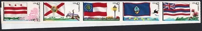 Scott #4292b Flags of Our Nation Plate # Coil (PNC) of 10 Stamps - MNH - Image 1 of 2