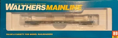 Walthers Mainline HO 910-5324 ELGIN JOLIET & EASTERN 60' P.S. FLAT CAR, EJE 6116 - Image 1 of 4