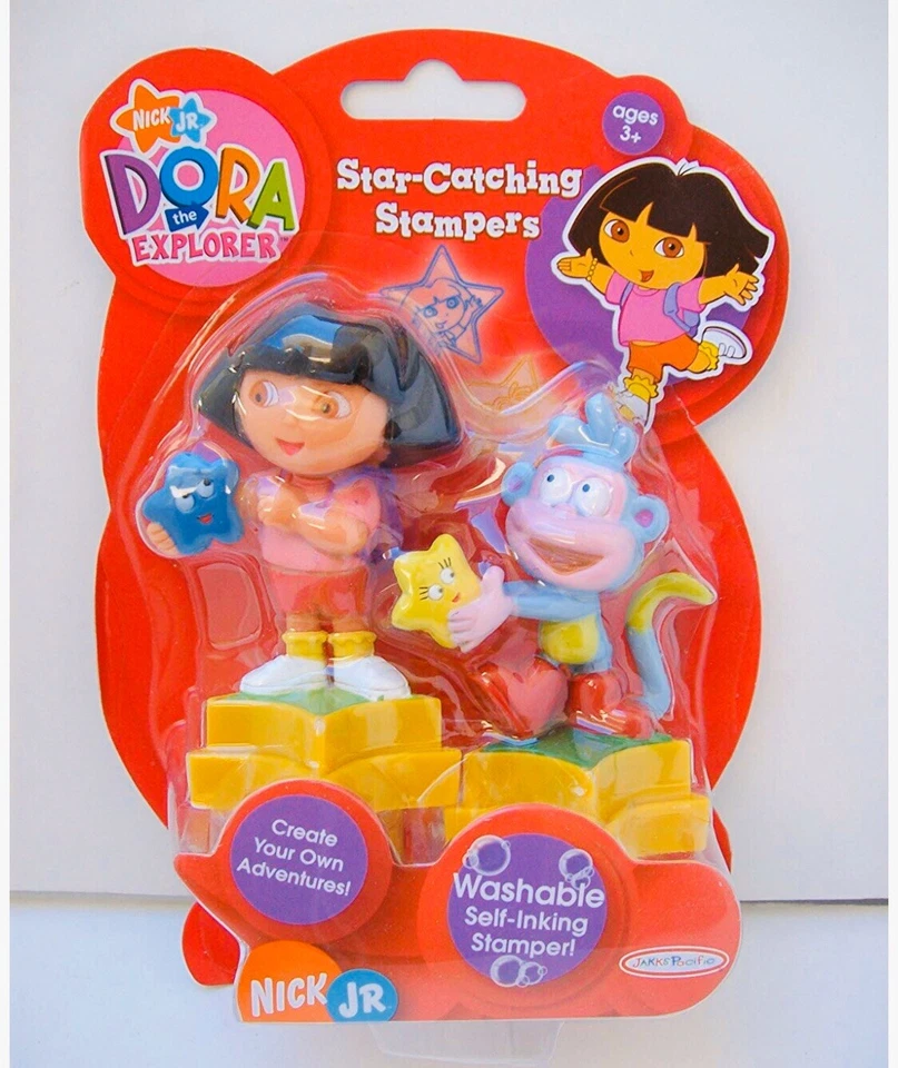 Dora The Explorer and BOOTS Star Stampers Stamp Set RARE Vintage 2005