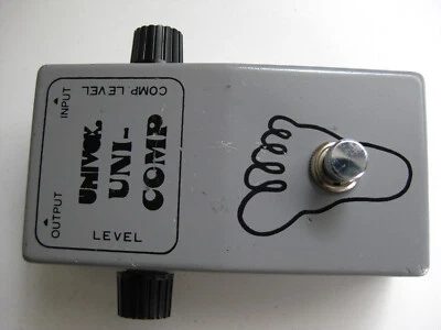 Педаль эффектов для гитары винтажная 70-е Univox Uni Comp компрессор сустейн - Изображение 1 из 4