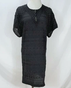 NWT IRO Belzer Embroidered Henley Short Sleeve Dress Shift New with tags Light - Picture 1 of 12