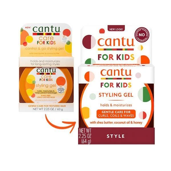 Cantu Care for Kids Control Styling Gel, Long-Lasting Hold & Flake-Free 63g - Bild 1 von 1