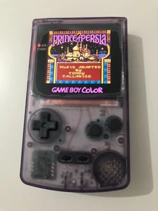 Gameboy Color mit Backlit IPS V2 Screen Mod Custom Atomic Purple Shell Q5 - Bild 1 von 9