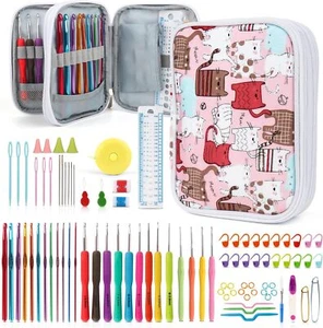 99 Pcs Crochet Hooks Set-16 Sizes Crochet Needles Set with Crochet Hoo... - Picture 1 of 6