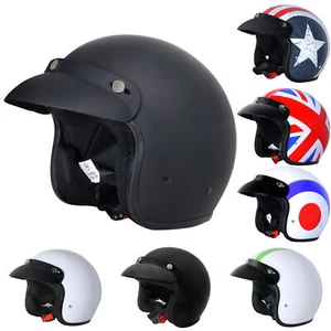 Zorax ZOR-604 Open Face Motorbike Motorcycle Helmet Scooter MOD RETRO HELMET - Picture 1 of 17