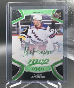 2021-22 21/22 MVP Green Script #1 Alexis Lafreniere New York Rangers - Foto 1 di 3