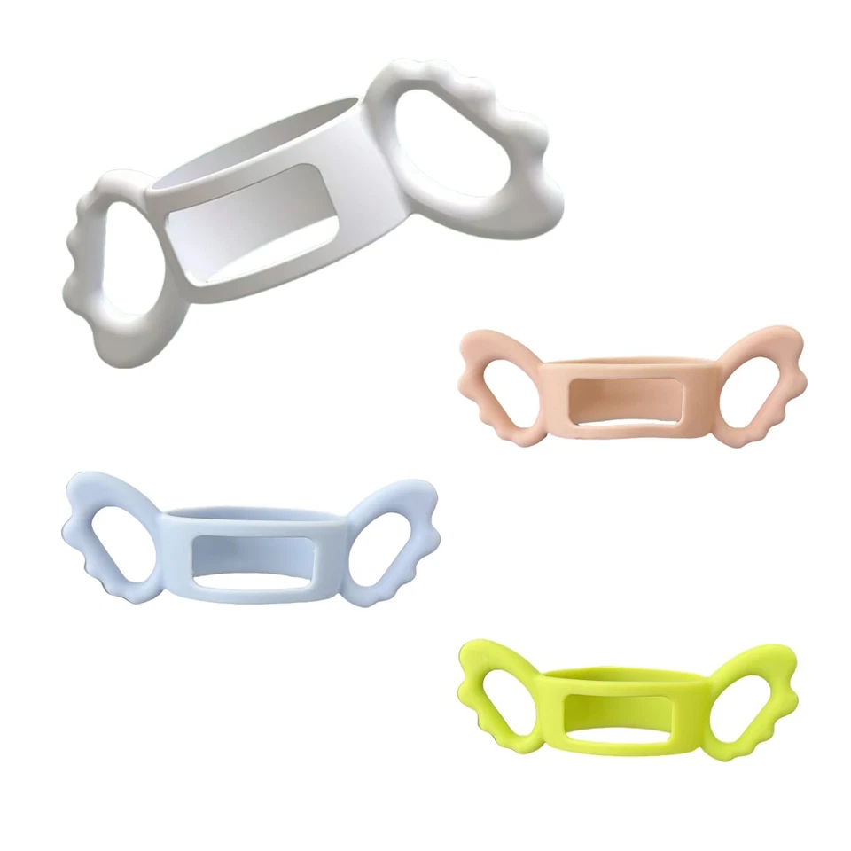 4 Stück Babyflaschen Griffe Babyflaschengriff Aus Silikon Flaschengriff Halte... - Bild 1 von 4