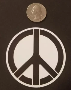 Peace Sign Sticker *** Anti War Sticker *** Hippie Sticker - Picture 1 of 1