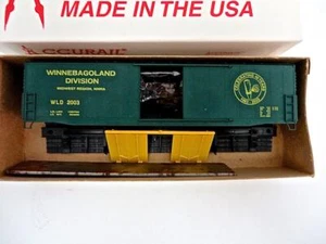 HO Accurail Custom Car Winnebagoland Div. 40th Anniv. 50' Plug Door Box Car Kit - Picture 1 of 5