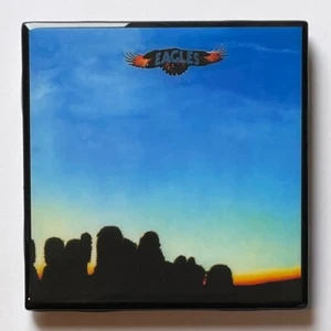 EAGLES Azulejo Cerámico Personalizado MONTAÑA RUSA Barware Música Regalo Corcho Trasero - Imagen 1 de 2