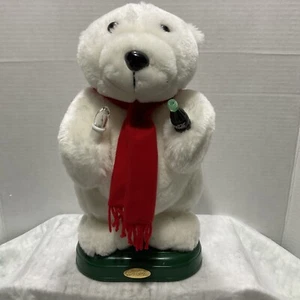 1966 Coca-Cola Musical Bear with Coke Bottle and Christmas Light - Picture 1 of 2