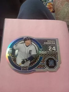 2013 Topps Chrome fustellato Miguel Cabrera Detroit Tigers abilità dinamica - Foto 1 di 2