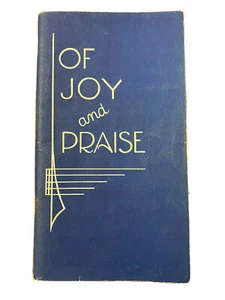 Cancionero OF JOY AND ALADGE ~ Conferencia UMC N.Georgia ~ 1962 ~ 4a edición ~ PB - Imagen 1 de 3